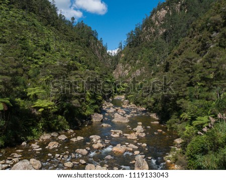 Ohinemuri Rapids in Karangahake Gorge