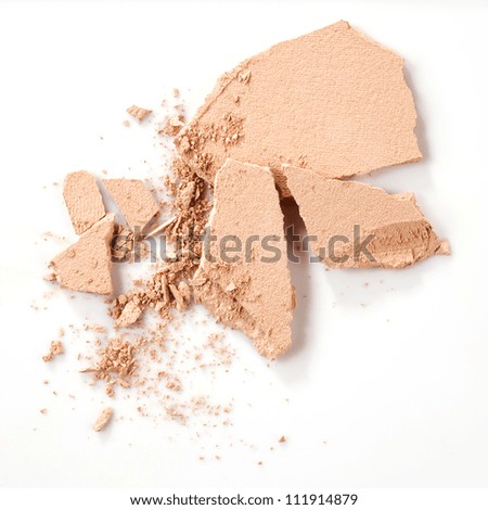 Powder isolated on white Royalty-Free Stock Photo #111914879