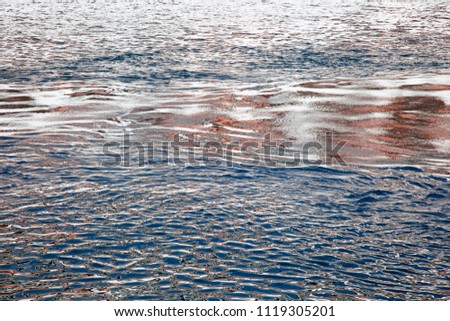 Swirling water with reflections texture background