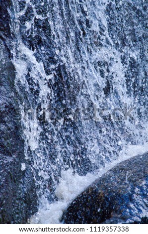 Waterfall at Sweden in spring