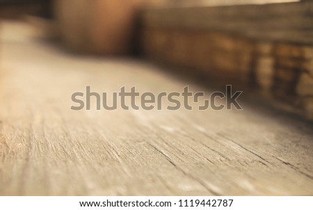The Wood texture with beauty bokeh