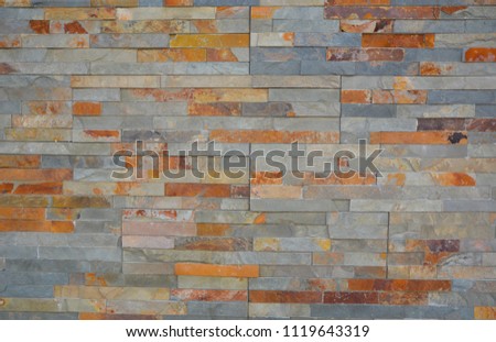 modern brick pattern wall in pastell tone