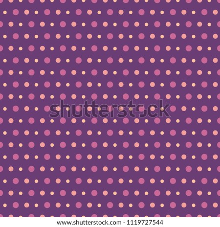 Abstract Seamless Pattern with Points. Geometric Modern Background.