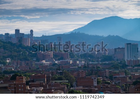 Cityscape of Envigado, Antioquia, Colombia Royalty-Free Stock Photo #1119742349