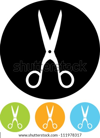Vector icon isolated - Scissors