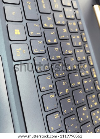 keyboard computer laptop