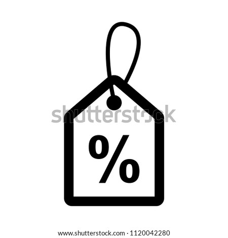 percent tag, discount tag