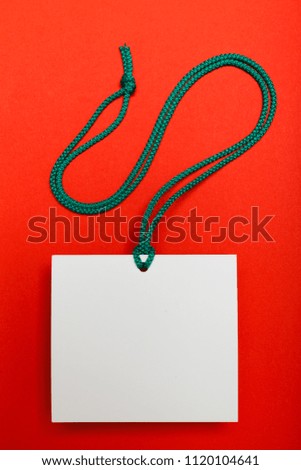 Access, advertising, authorization and background. Badge blank card.