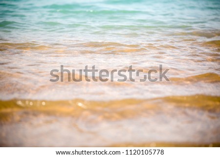 Photo of coastal zone with waves