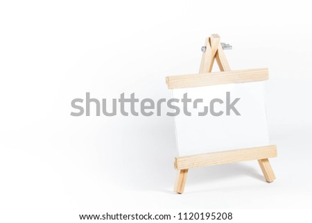 Empty signboard in a white isolated background