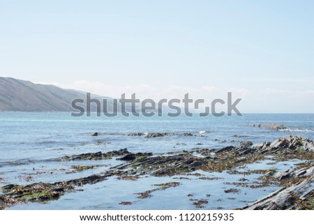 The coast of Aberystwyth, Wales