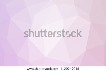 Light Purple vector abstract mosaic backdrop. A completely new color illustration in a polygonal style. Completely new template for your banner.