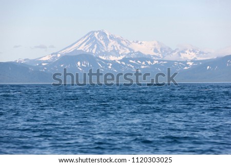 View of the Kuril Islands