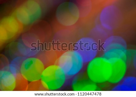 background with halogen effect of all colors of the rainbow deco
