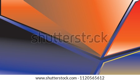 Vector abstract triangle geometric background. Template for banner, presentation, poster in eps10.
