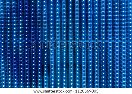 Abstract LED light wall background