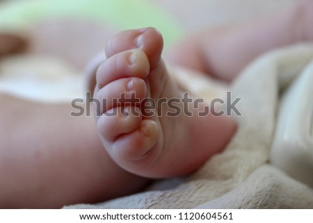 Newborn Baby Foot, Alberta, 2014