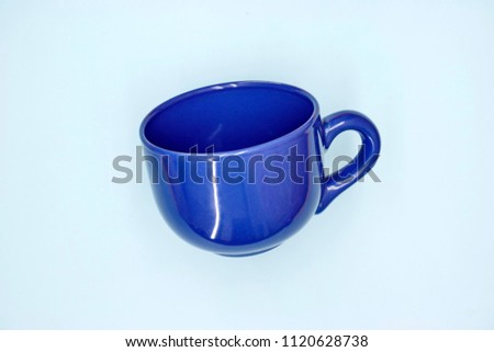 A studio close up of a coffee cup