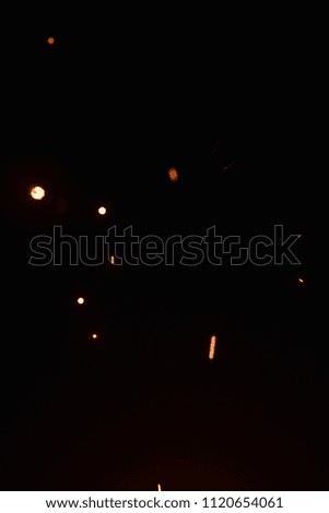 sparks and Flash from electric welding

