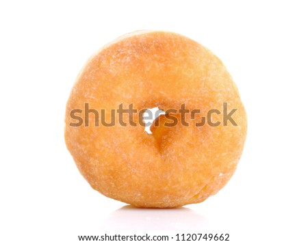 Tasty donut isolated on white background