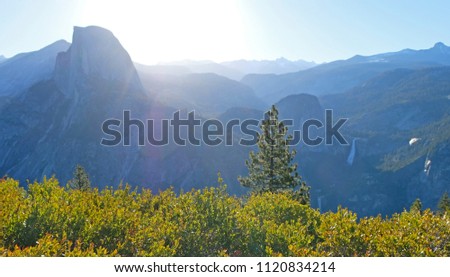 Mountain view in Yosemite National Park