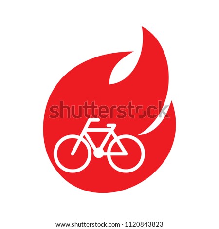 bicycle logo. cicle icon. wheel and gear symbol. vector eps 08.