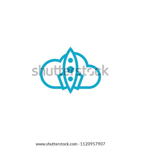 rocket logo template
