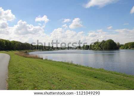 Landscape with water in Germany