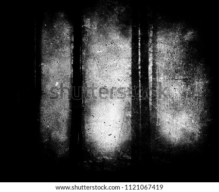 Dark scary mystical forest, horror wallpaper