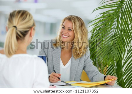 female employment concept Royalty-Free Stock Photo #1121107352