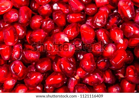 Texture of the garnet seeds for background