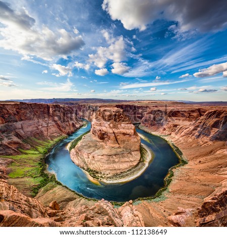 Horse Shoe Bend Royalty-Free Stock Photo #112138649