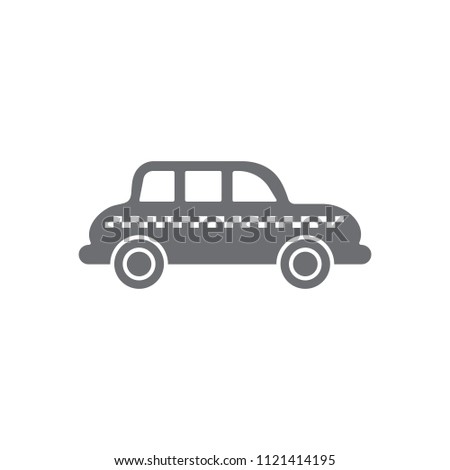 Taxi icon. Simple element illustration. Taxi symbol design from Transport collection set. Can be used for web and mobile on white background