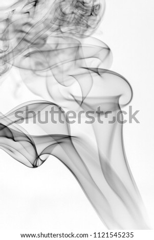  smoke on white background