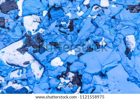 Abstract background of multicolored foam rubber