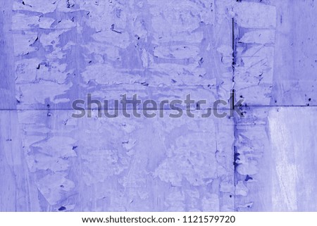 Wood shields wall texture in blue tone. Abstract background and texture.