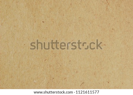 Recycled paper, a sheet of craft paper