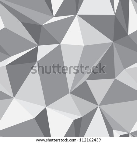 Seamless abstract vector pattern - repeat geometric triangle mosaic background