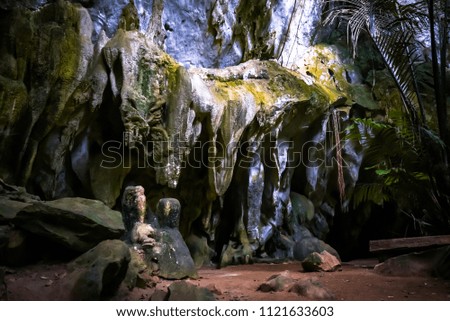 The cave is a large basement, which generally has its natural origin in the hills or cliffs and the stalagmites, stalactites