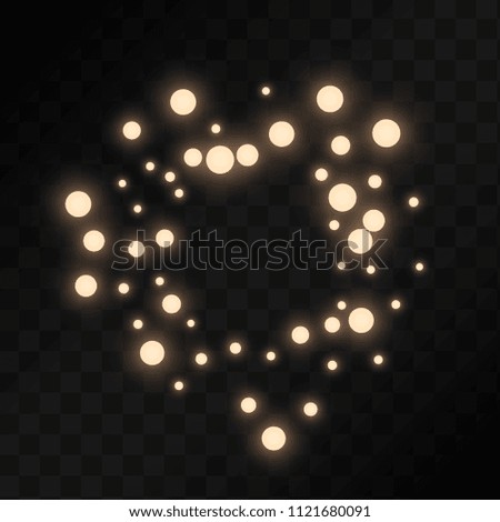 Many Random Falling Light Pink Circle Confetti on Black Background. Vector Stars Sky. Invitation Background. Banner, Greeting Card, Christmas and New Year card, Postcard, Packaging, Textile Print.