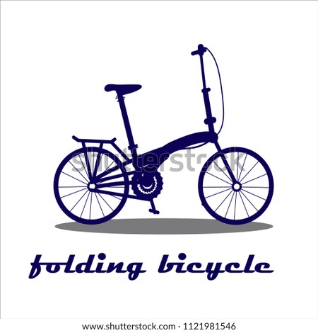 bicycle set poster vector
