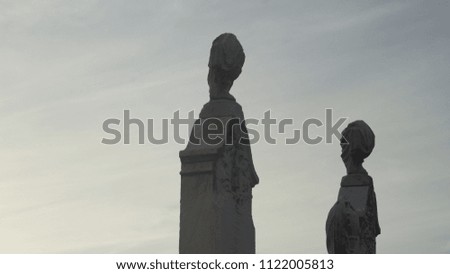Monuments in a Jewish Cemetary