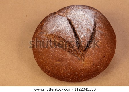 Hot crust Homemade round bread