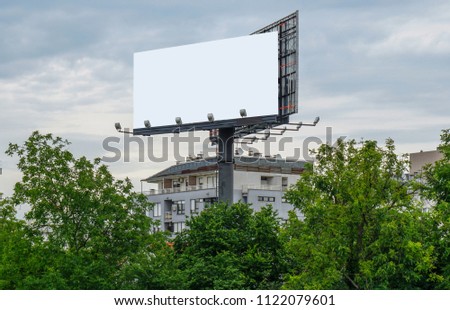 Big billboard blank - mock up