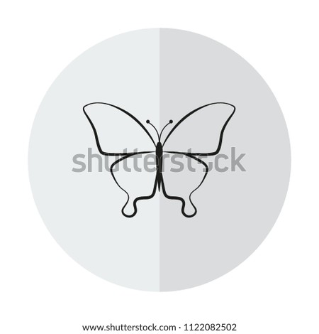 Vector icon butterfly