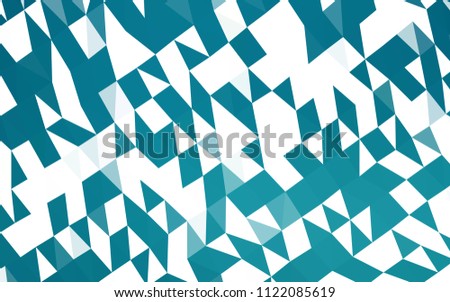 Dark BLUE vector shining hexagonal pattern. A vague abstract illustration with gradient. The polygonal design can be used for your web site.