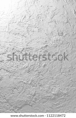 rough plaster on the wall