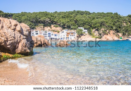 Sea coast near Begur, Costa Brava, Spain