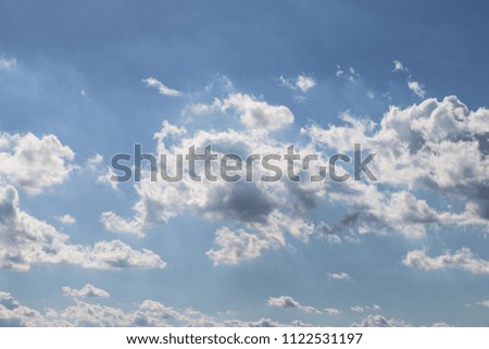background of mackerel cloudy sky