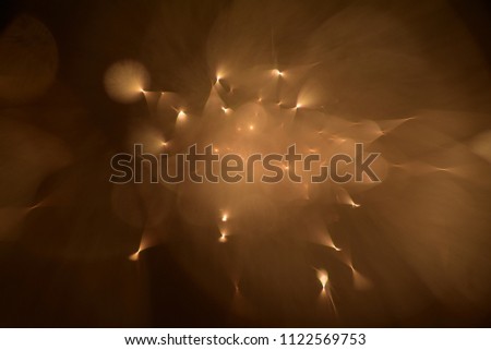 abstract bokeh sparks
